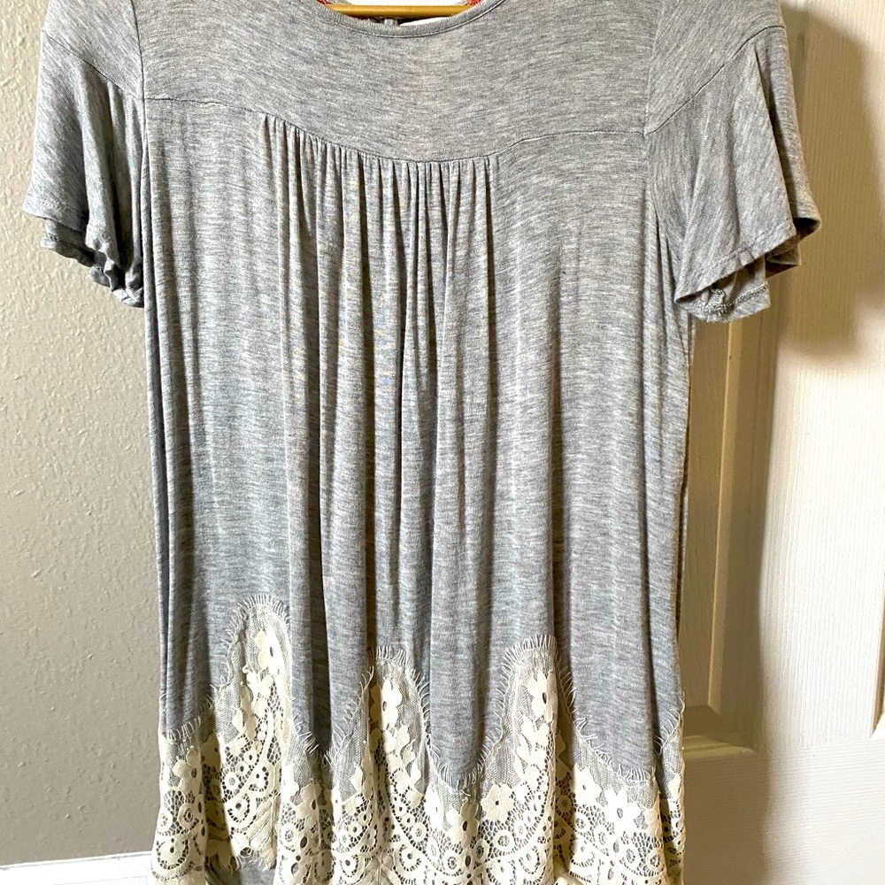 Gray Fashion Tee